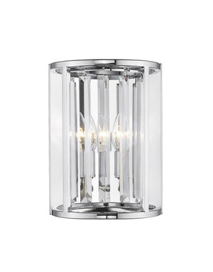 Monarch 2 Light Wall Sconce in Chrome Finish