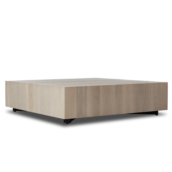 Hudson Large Square Coffee Table - Ashen Walnut