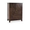 Vivienne Solid Wood Bar Cabinet - Bark Brown