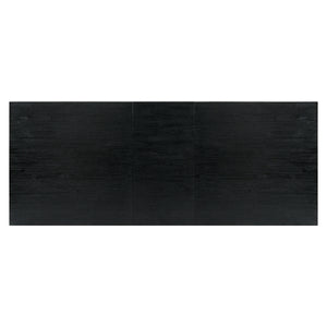 Bedford KD 79" Rect. Dining Table "A" Base, Brushed Black 