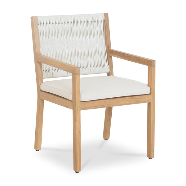Moe's Luce Outdoor Dining Chair in Natural Teak