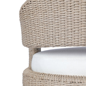 Hawkins Outdoor Dining Chair in Vintage White