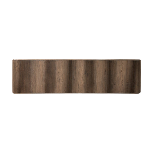 Leo Console Table in Rustic Grey