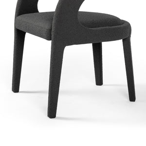 Hawkins Dining Chair In Fiqa Boucle Chrcl