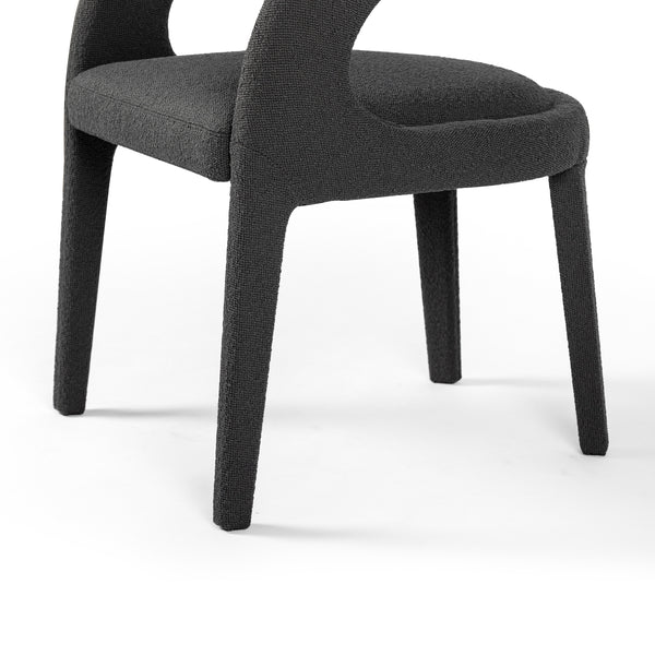 Hawkins Dining Chair In Fiqa Boucle Chrcl