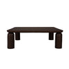 Barclay Outdoor Coffee Table in Brown Teak
