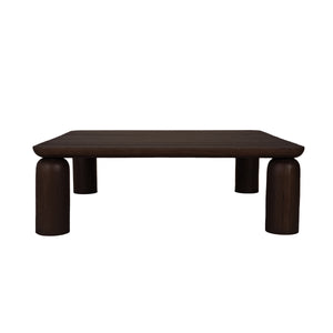 Barclay Outdoor Coffee Table in Brown Teak