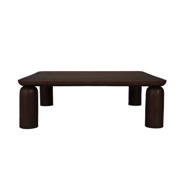 Barclay Outdoor Coffee Table in Brown Teak