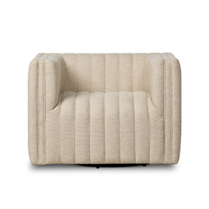 Augustine Outdoor Swivel Chair - Casa Cream