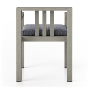 Monterey Outdoor Dining Armchair In Grey