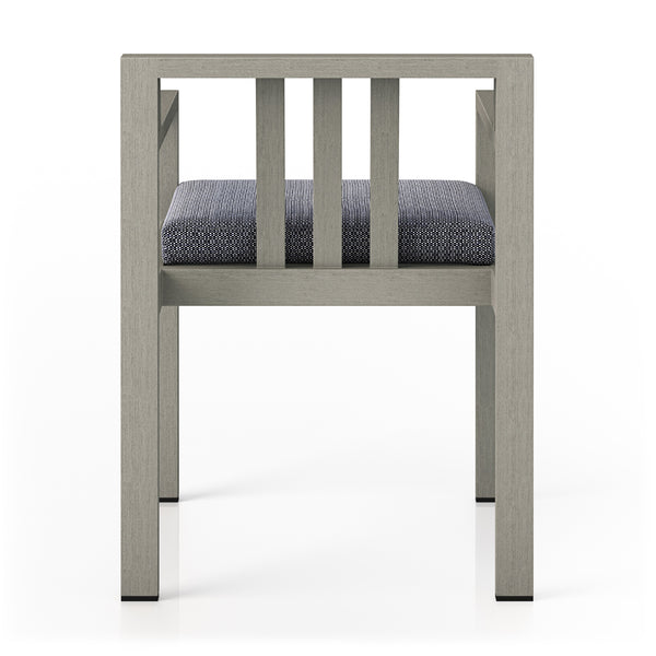 Monterey Outdoor Dining Armchair In Grey
