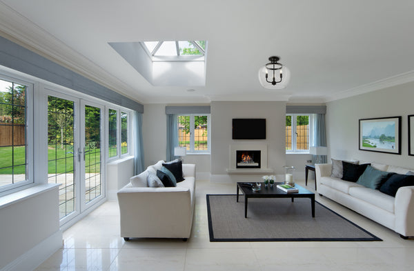 Joliet 3 Light Semi Flush Mount in Matte Black Finish