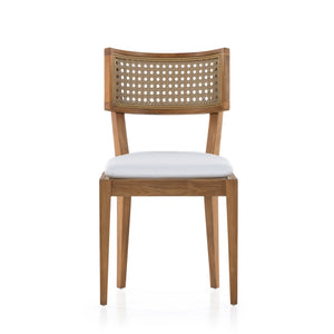 Britt Outdoor Dining Chair In Natural Teak