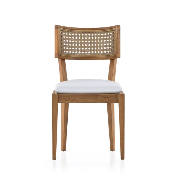 Britt Outdoor Dining Chair In Natural Teak