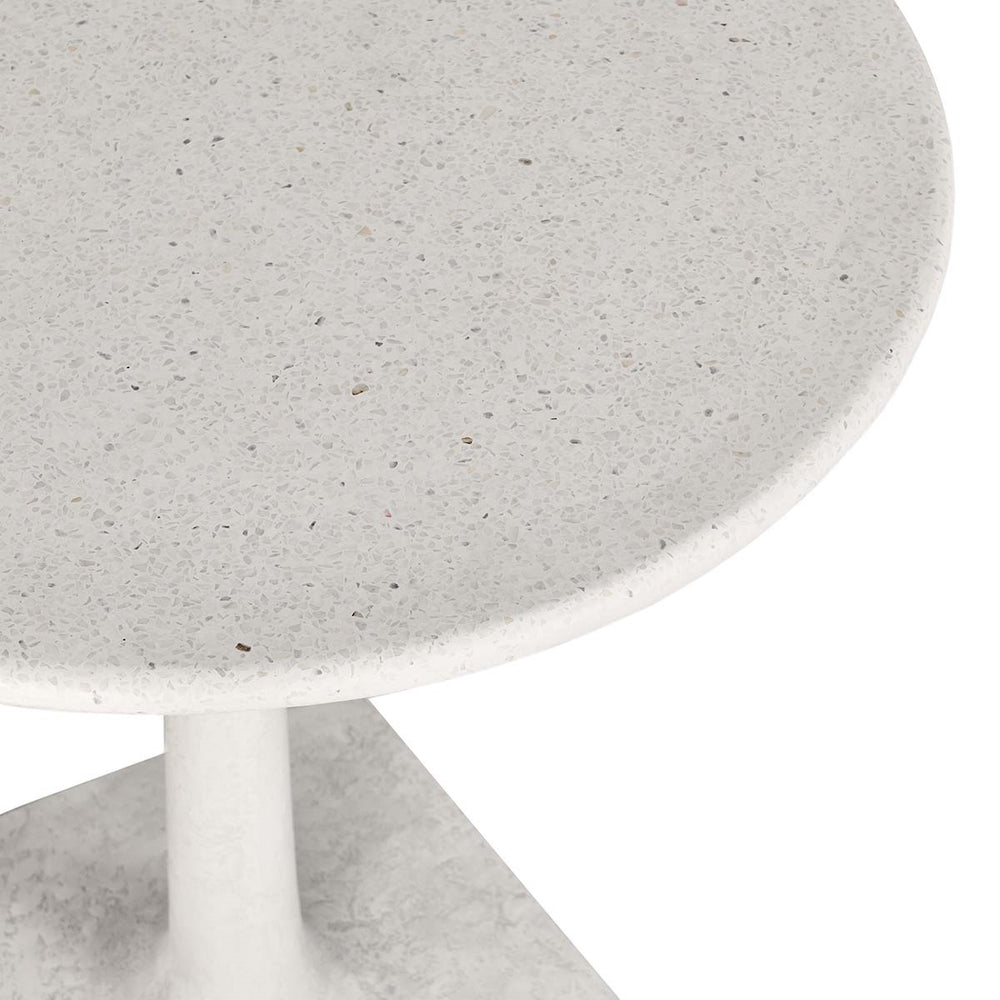 Paulina Outdoor Round Bistro Table 31" - White