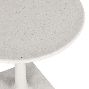 Paulina Outdoor Round Bistro Table 31" - White