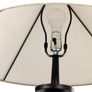Innes Tapered Shade Floor Lamp In Mtt Black