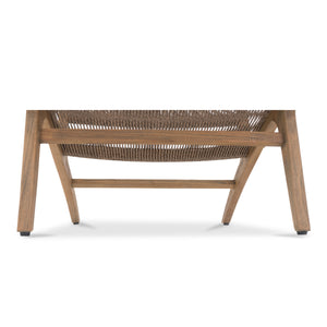 Moe's Palma Outdoor Lounge Chair in Teak & Wicker