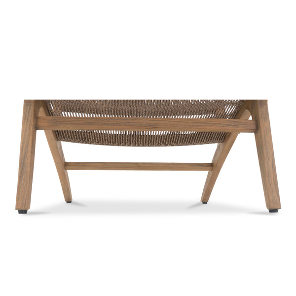 Moe's Palma Outdoor Lounge Chair in Teak & Wicker