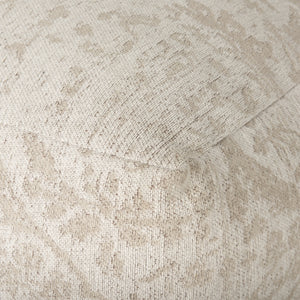 Khloe Large Cream Pouf