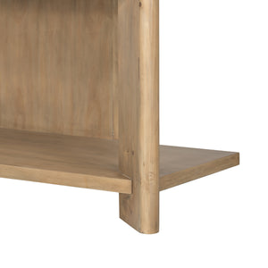 Edmund Bookcase In Smoked Pine
