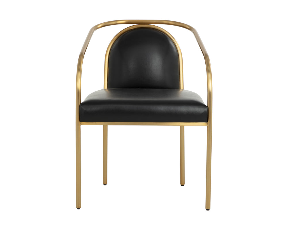 CICERO DINING ARMCHAIR - CANTINA BLACK