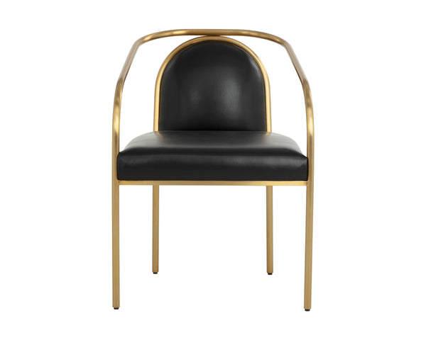 CICERO DINING ARMCHAIR - CANTINA BLACK