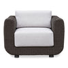 Soma Outdoor Accent Chair in Dark Brown