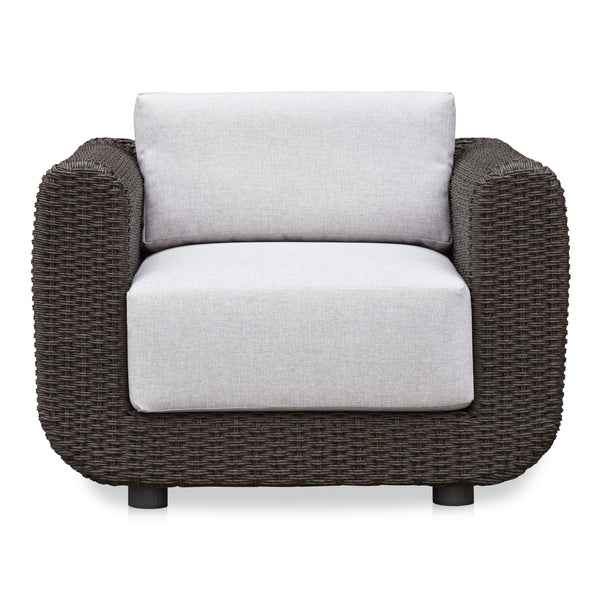 Soma Outdoor Accent Chair in Dark Brown