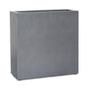 Tall Rectangle Planter 30"H, pewter