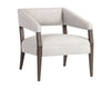CARLYLE LOUNGE CHAIR - SALOON LIGHT GREY LEATHER