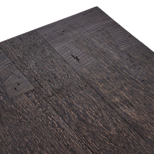Abaso Accent Bench - Ebony Rustic Wormwood Oak