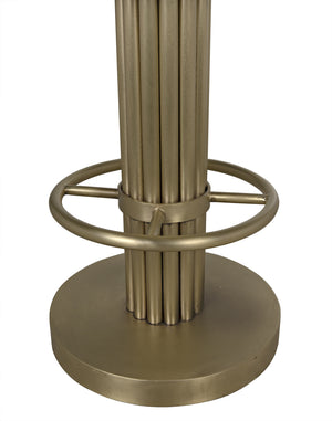 Sedes Counter Stool, Steel with Brass Finish