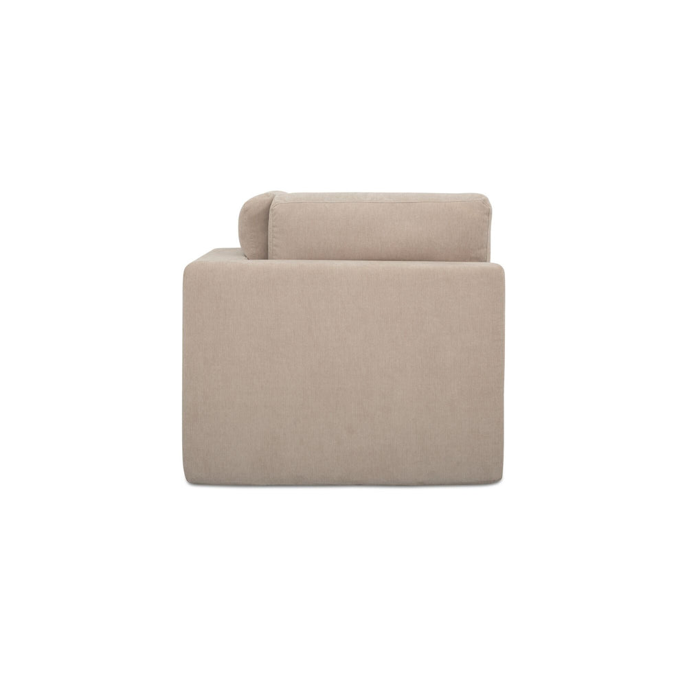 Moe's Cates Corner Chair in Beige