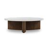 Toli Coffee Table - Italian White Marble