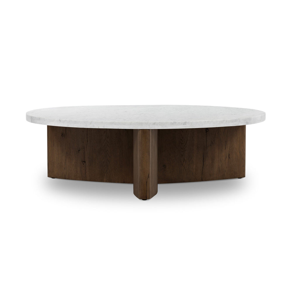 Toli Coffee Table - Italian White Marble