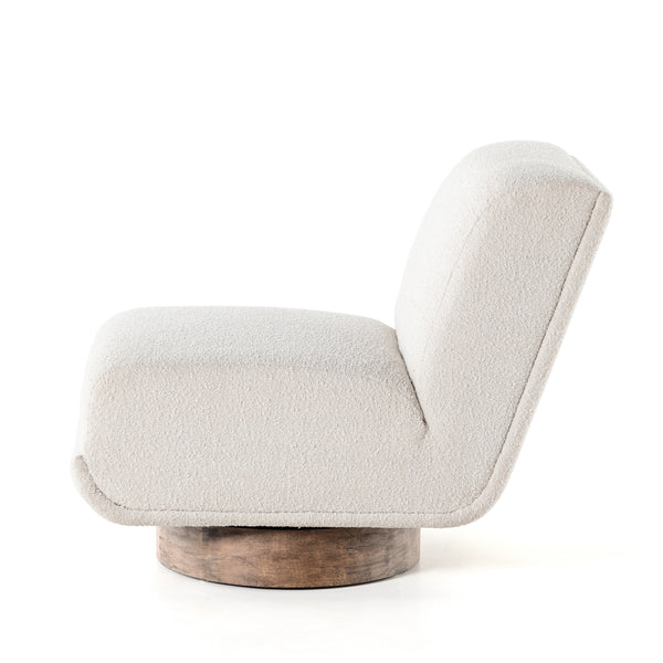 Bronwyn Swivel Chair In Knoll Natural