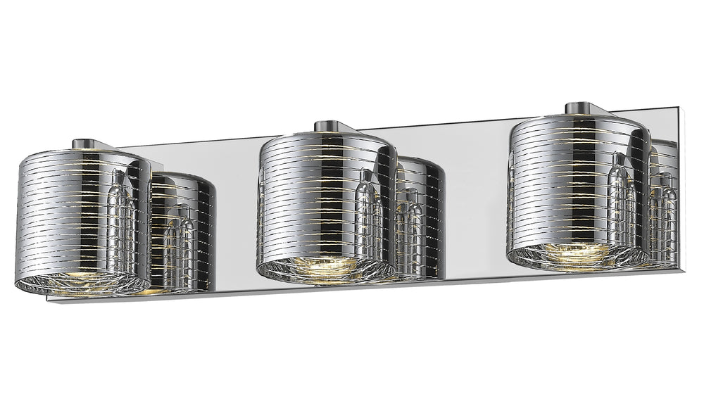 Sempter 3 Light Vanity in Chrome  Finish