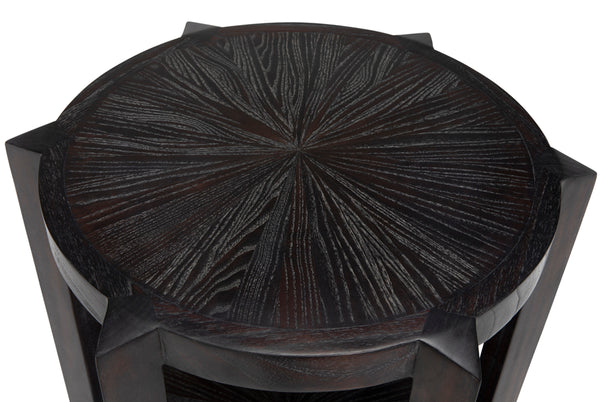 Yuhuda Small Side Table, Sombre Finish