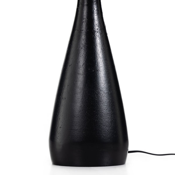 Innes Tapered Shade Table Lamp In Mtt Black
