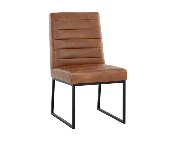 SPYROS DINING CHAIR - TOBACCO TAN