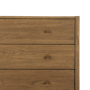 Meadow 5 Drawer Dresser In Tawny Oak
