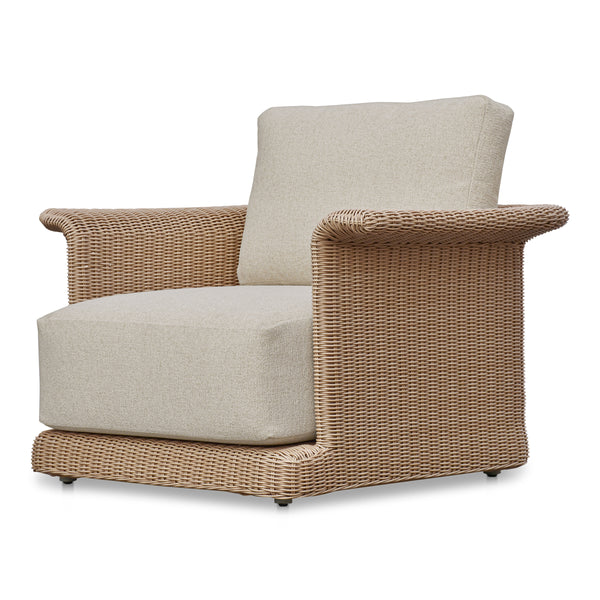 Moe's Meredith Outdoor Accent Chair Beige