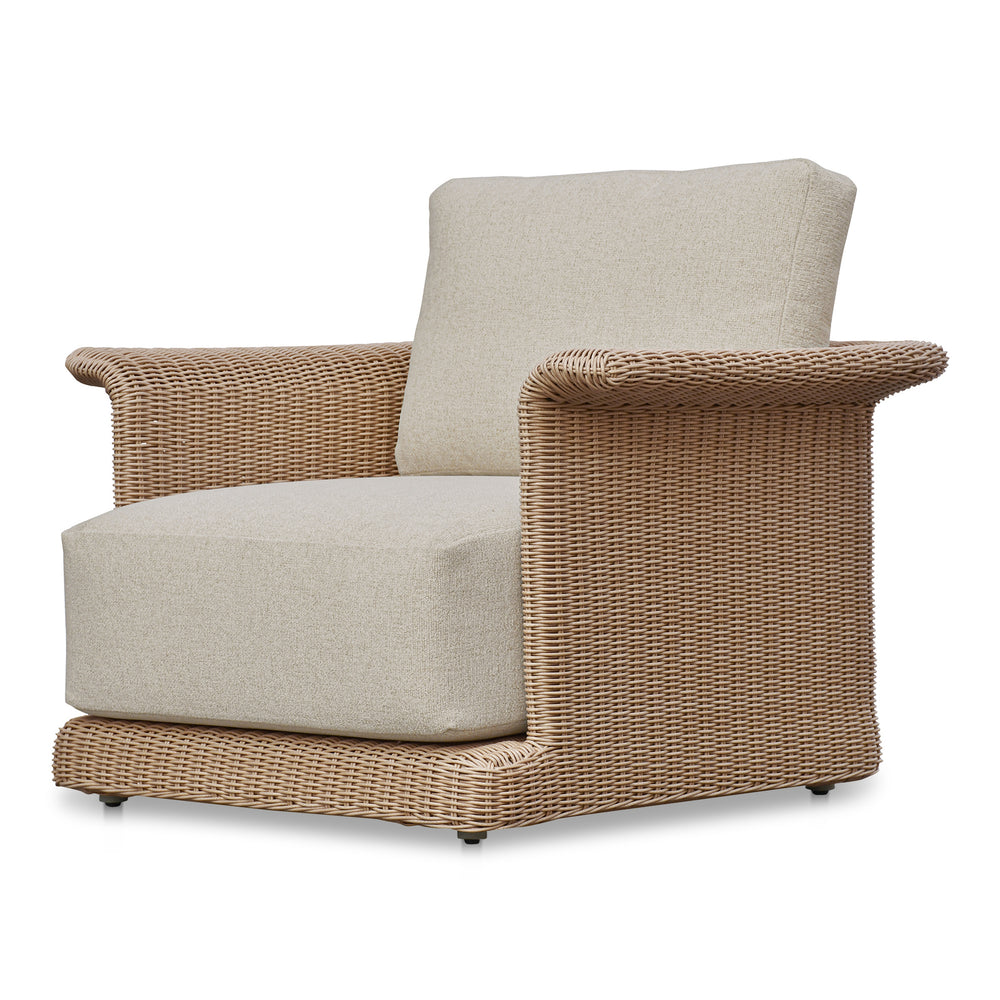 Moe's Meredith Outdoor Accent Chair Beige
