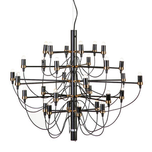 Arment Large Pendant Lamp In Matt Black and Brass