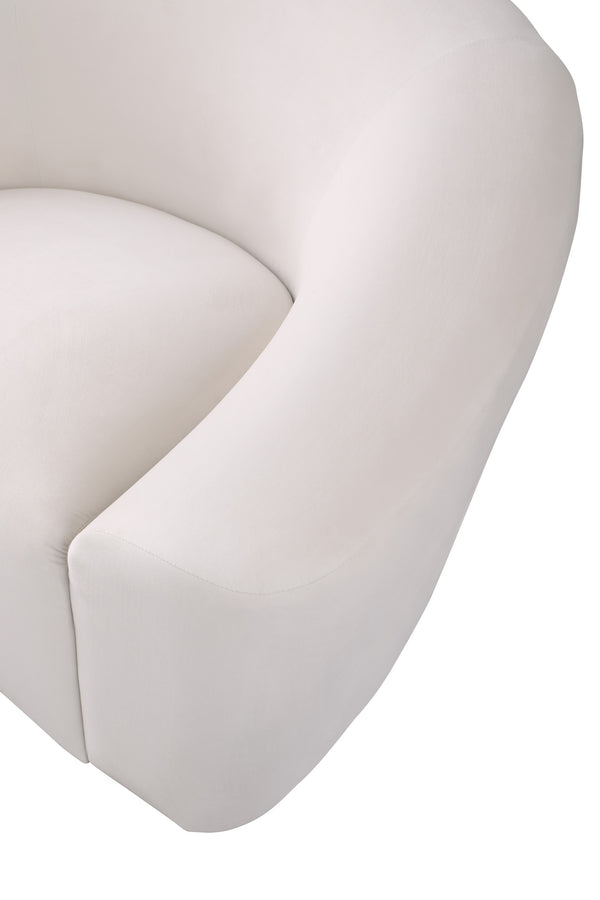 Vivian Sofa In Cream Velvet