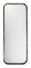 Capital Iron Rectangle Wall Mirror, Silver Leaf