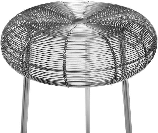 Sylvester Counter Stool In Silver