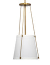 California Metal 1-Light Pendant, Antique Brass