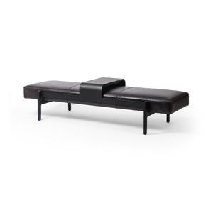 Fawkes Bench In Brushed Ebony